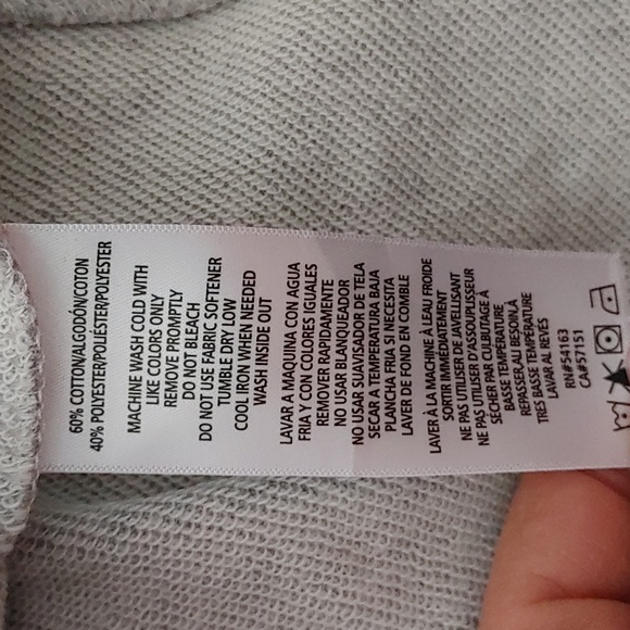 Calvin Klein sweatshirt size extra large NWT Grey - Picture 4 of 4